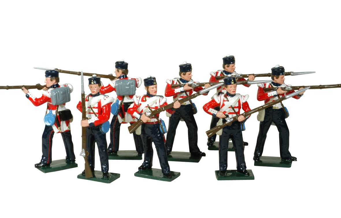 The Crimean War 54mm Britains: Boxed Set 00168- Russian Infantry 1854 