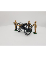 SF61-62 QUICK FIRING 1 PDR MAXIM GUN ON FIELD CARRIAGE WITH BRITISH CREW KIT