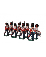 0111 Coldstream Guards Marching Toy Soldiers Set Painted