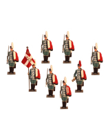 D8A Toy Soldiers Set Danish Garder Hussar Regiment Painted