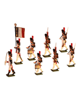 0768 Toy Soldiers Set French Grenadiers of the Guard, Head of Column Painted