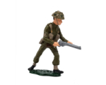 1401 Toy Soldier Set - A sergeant advancing forward The British Army WWII, Painted