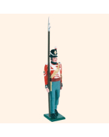 B1 05 Toy Soldier Colour Sergeant Marching British Line Infantry Kit
