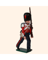 0111 3 Toy Soldier Guardsman Marching Coldstream Guards Kit