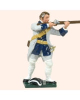 0607 3 Toy Soldier Private firing bare headed French Infantry Kit